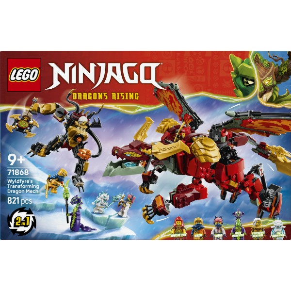Фото - Конструктор LEGO  Ninjago Дракон-трансформер Вайлдфаєр (71868)