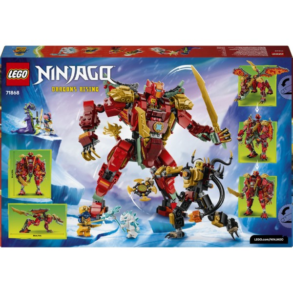 Фото - Конструктор LEGO  Ninjago Дракон-трансформер Вайлдфаєр (71868)