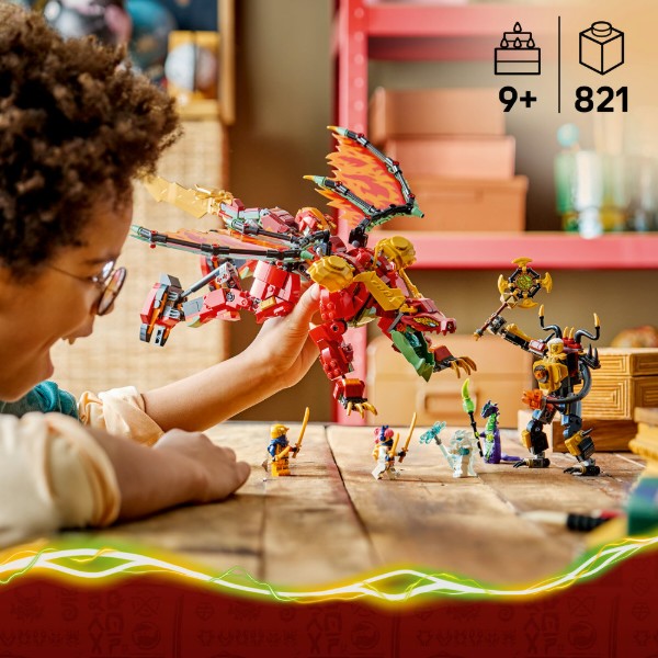 Фото - Конструктор LEGO  Ninjago Дракон-трансформер Вайлдфаєр (71868)