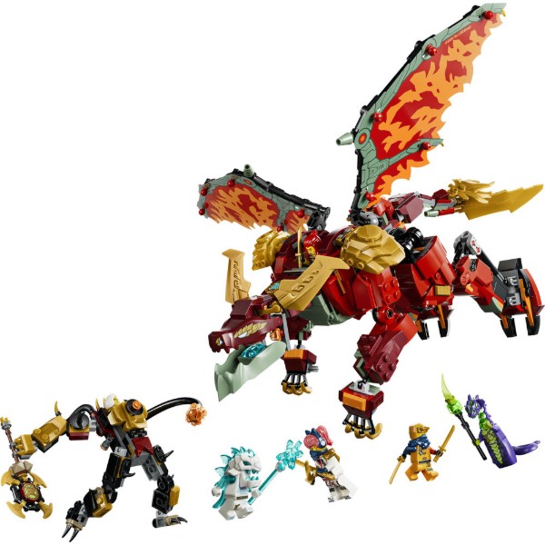Фото - Конструктор LEGO  Ninjago Дракон-трансформер Вайлдфаєр (71868)