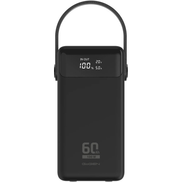 Фото - Батарея мобильная Gogen Powerbank 60000 mAh PD 100 W (GOGPB600002B)