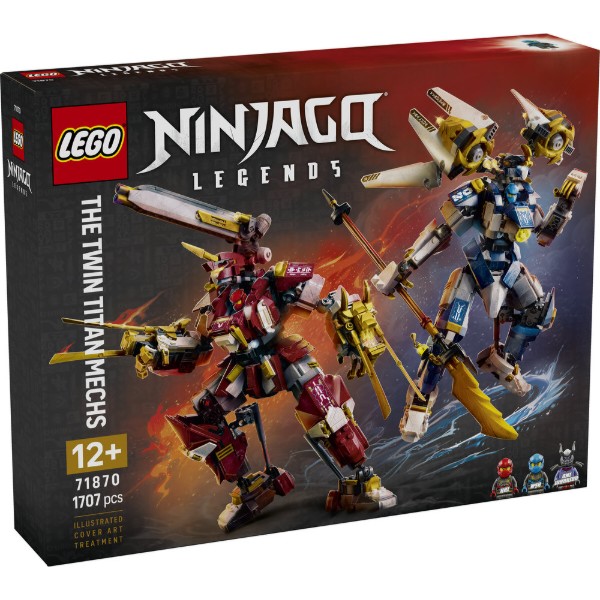Фото - Конструктор LEGO  Ninjago Близнюки роботи-Титани (71870)