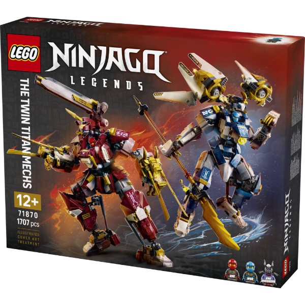 Фото - Конструктор LEGO  Ninjago Близнюки роботи-Титани (71870)