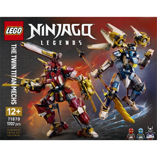 Фото - Конструктор LEGO  Ninjago Близнюки роботи-Титани (71870)
