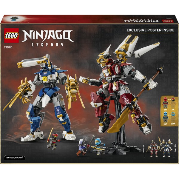 Фото - Конструктор LEGO  Ninjago Близнюки роботи-Титани (71870)