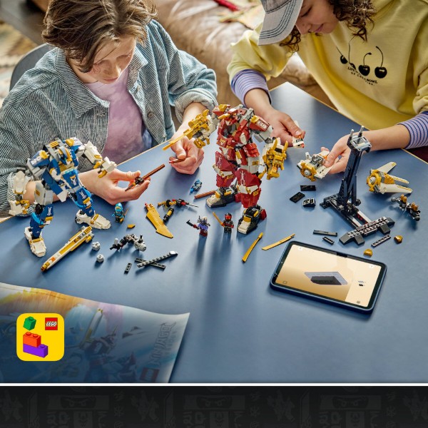 Фото - Конструктор LEGO  Ninjago Близнюки роботи-Титани (71870)