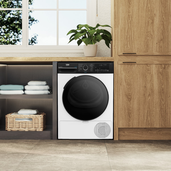 Фото - Комплект техніки Beko Пральна машина з фронтальним завантаженням + Сушильна машина Beko BM3WFSU48415WPBB2 + BM3T48239WPBB2