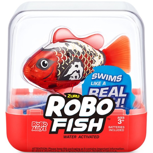 Фото - Интерактивная игрушка Pets & Robo Alive S3 - Роборыбка (красная) (7191-1)