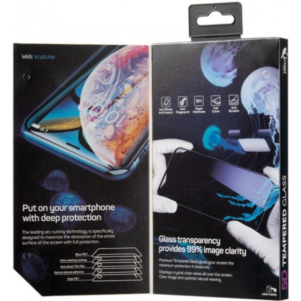 Фото - Захисне скло для смартфону Krazi 5D for iPhone 7/8 White (71974)