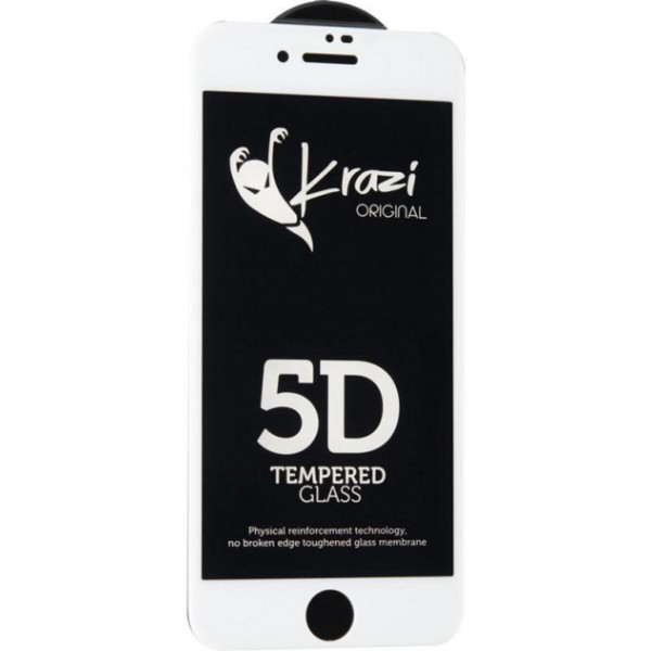 Фото - Захисне скло для смартфону Krazi 5D for iPhone 7/8 White (71974)