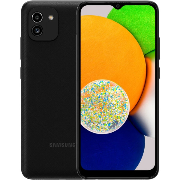 Фото - Смартфон Samsung Galaxy A03 3/32Gb Black (SM-A035FZKDSEK)