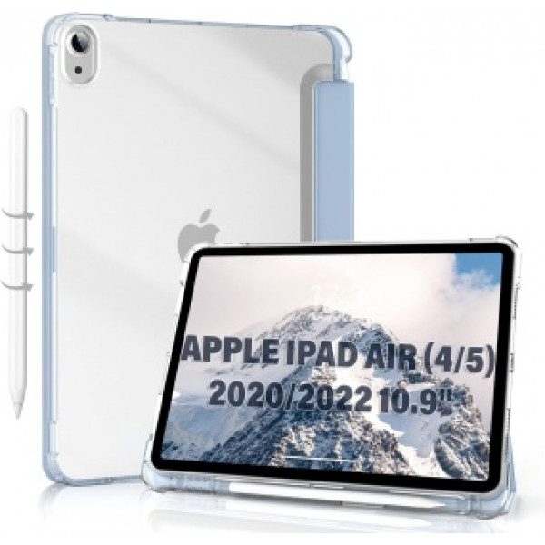 Фото - Чохол для планшета BeCover Soft Edge з кріпленням Apple Pencil for Apple iPad Air (4/5) 2020/2022 10.9'' Light Blue (711123)