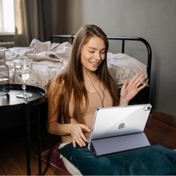 Фото - Чохол для планшета Becover Soft Edge с креплением Apple Pencil для Apple iPad Air 11" M2/M3 (2024/2025) Purple (711430)