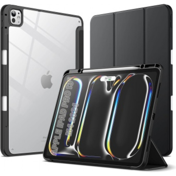 Фото - Чохол для планшету BeCover Soft Edge TPU з кріпленням Apple Pencil for Apple iPad Pro 13'' M4 2024 Black (711717)