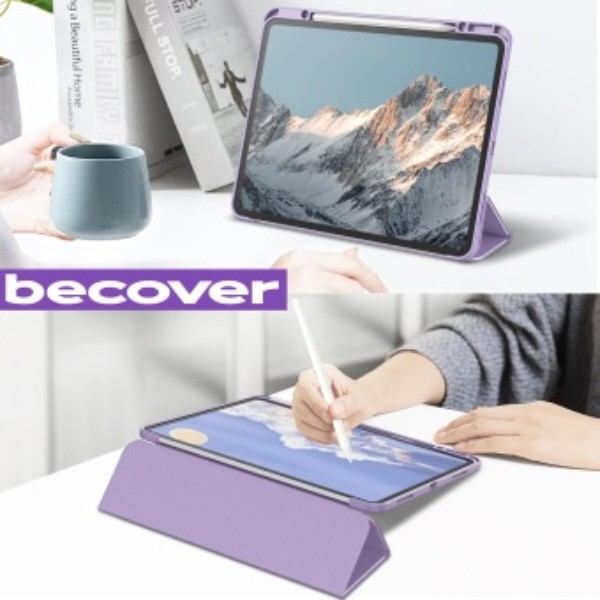 Фото - Чехол для планшета BeCover Soft Edge TPU с креплением Apple Pencil for Apple iPad Pro 13'' M4 2024 Purple (711719)
