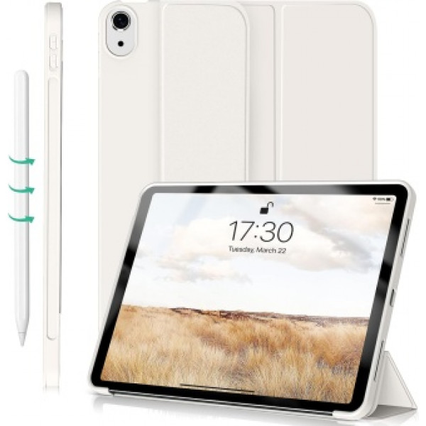 Фото - Чохол для планшета Becover Tri Fold Soft TPU Silicone for Apple iPad Air 11" M2/M3 (2024/2025) Beige (711735)