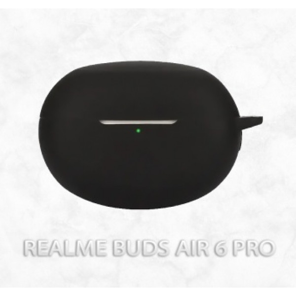 Фото - Чохол для навушників BeCover Silicon for Realme Buds Air 6 Pro Black (712018)