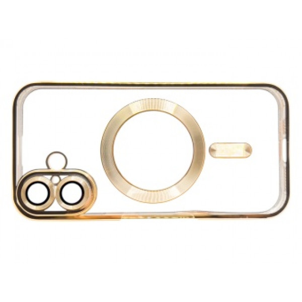 Фото - Чехол для смартфона BeCover TPU Chrome Case (MagSafe) for Apple iPhone 16 Plus Gold (712076)