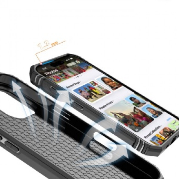 Фото - Чохол для смартфону BeCover Military for Apple iPhone 16 Black (712153)