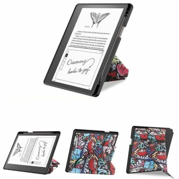 Фото - Чохол для електронної книги BeCover Ultra Slim Origami BeCover for Amazon Kindle Scribe 10.2'' Graffiti (712582)