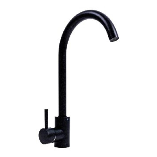 Фото - Кухонний змішувач VALESO 56 В NESP (3008 А) ЧОРНИЙ МЕТАЛІК