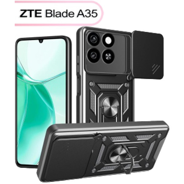 Фото - Чохол для смартфону BeCover Military for ZTE Blade A35 Black (713549)
