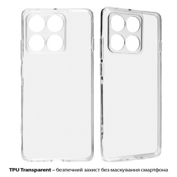 Фото - Чохол для смартфону BeCover for Motorola Edge 60 Pro Transparancy (713775)