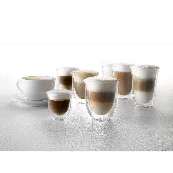 Фото - Набір склянок з подвійними стінками Delonghi DLSC302 Mix 6 пр.