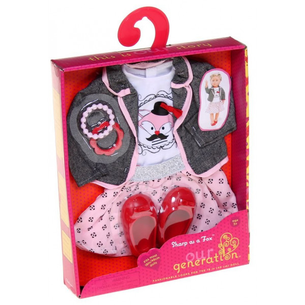 Фото - Одяг та аксесуари для ляльки Our Generation Куртка зі спідницею (BD30117Z)