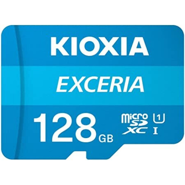 Фото - Карта пам'яті Kioxia Exceria microSDXC UHS-I 128GB class10 + SD (LMEX1L128GG2)