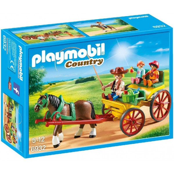 Фото - Пластиковый конструктор PlayMobil Гужевая телега (6932) Фото - Пластиковый конструктор PlayMobil Гужевая телега (6932)