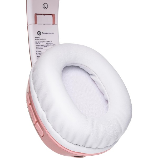 Фото - Навушники повнорозмірні бездротові PowerLocus P7 Rose Gold (pwl-p7-rosegold)