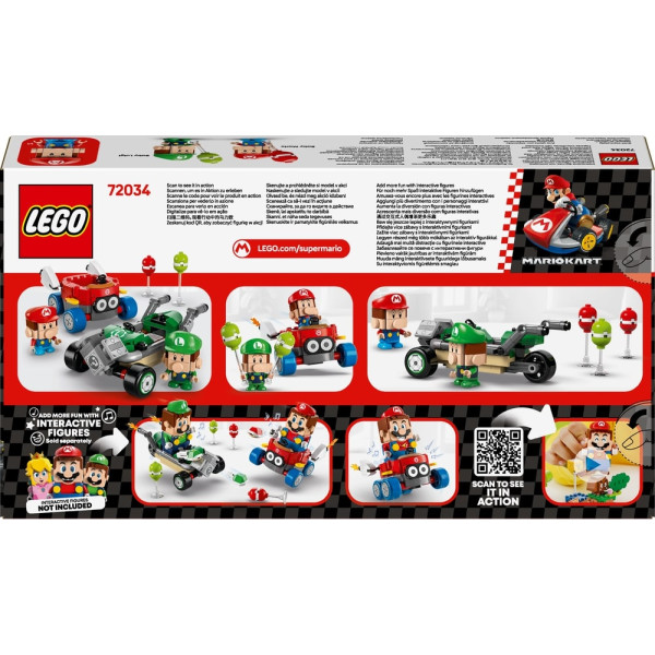 Фото - Конструктор LEGO Super Mario™ Mario Kart™ – Baby Mario vs. Baby Luigi (72034)