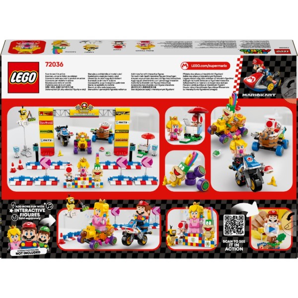 Фото - Конструктор LEGO Super Mario™ Mario Kart™ – Baby Peach & Grand Prix. Набір (72036)