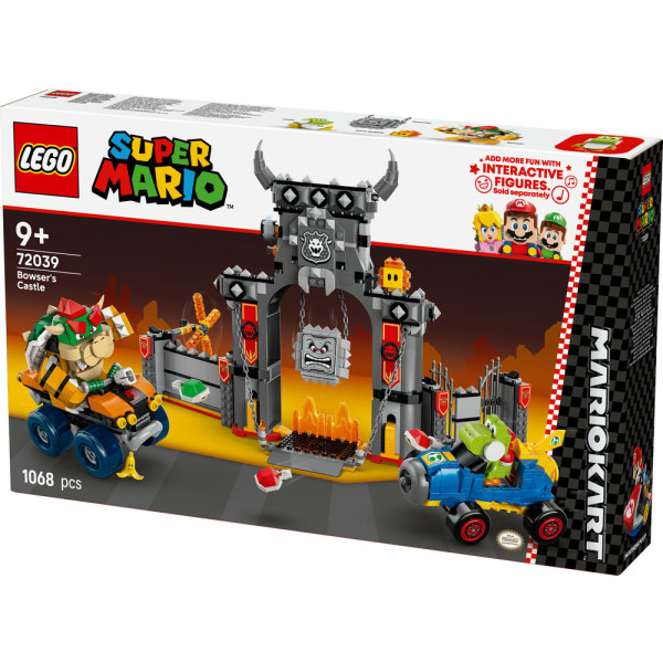 Фото - Конструктор LEGO  Super Mario™ Mario Kart™ – Bowser та його замок (72039)