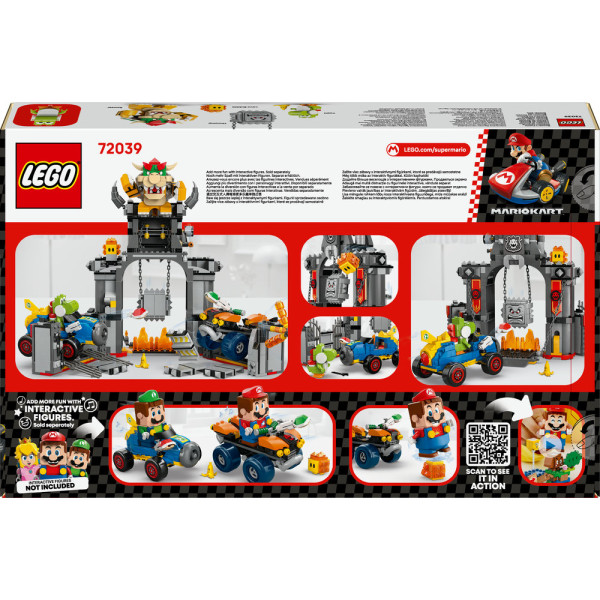 Фото - Конструктор LEGO  Super Mario™ Mario Kart™ – Bowser та його замок (72039)