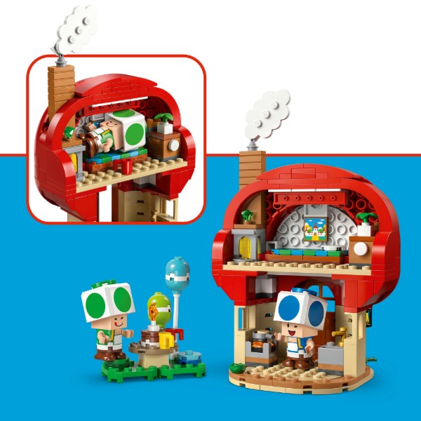 Фото - Конструктор LEGO  Super Mario™ Вечірка в будинку Toad (72041)