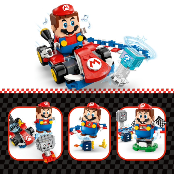 Фото - Конструктор LEGO  Super Mario™ Mario Kart™ – Interactive LEGO® Mario™ та Standard Kart (72043)