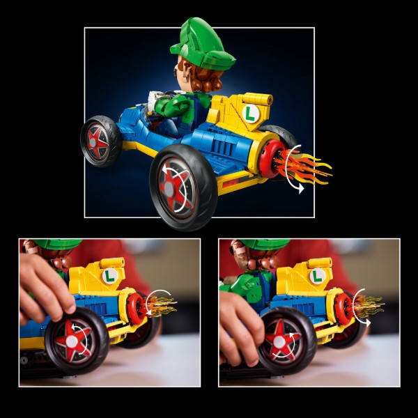 Фото - Конструктор LEGO Super Mario Mario Kart™ — Luigi и Mach 8 (72050)