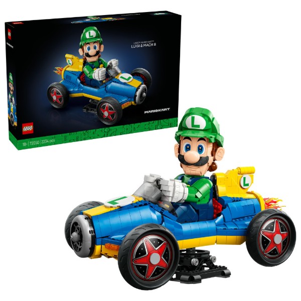 Фото - Конструктор LEGO Super Mario Mario Kart™ — Luigi и Mach 8 (72050) Фото - Конструктор LEGO Super Mario Mario Kart™ — Luigi и Mach 8 (72050)