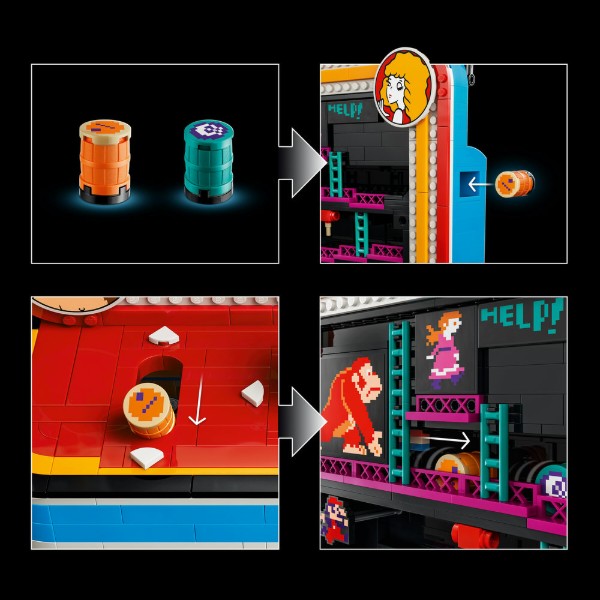 Фото - Конструктор LEGO Super Mario Аркадна гра Donkey Kong™ (72051)