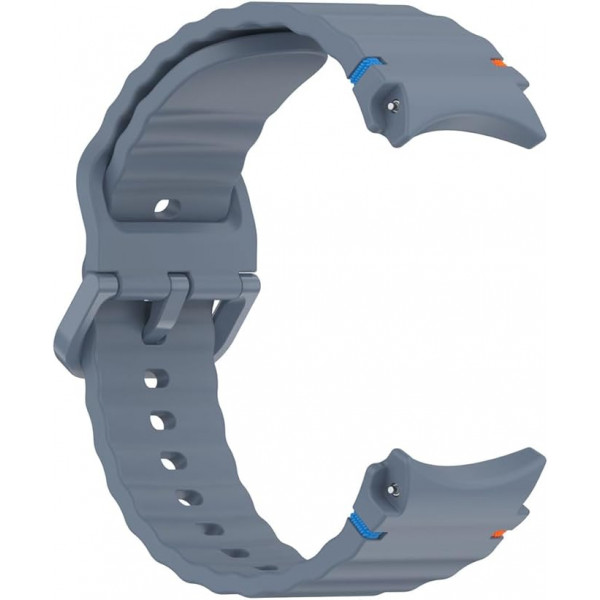 Фото - Ремінець для смарт-годинника BeCover Ribbed Tape for Samsung Galaxy Watch (20mm) 3 41mm/4 40mm-44mm/5 40-44mm/6 40-44mm/7 40-44mm Blue (712038)
