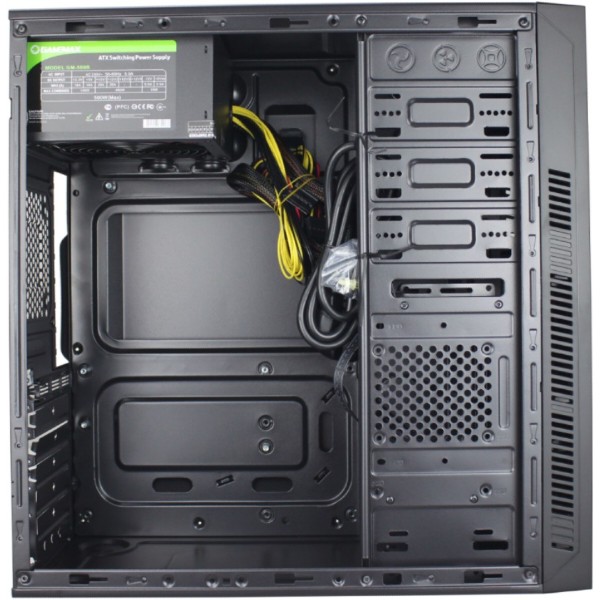 Фото - Корпус Gamemax ATX з блоком живлення Midi Tower MT525-2U3TYC-500B