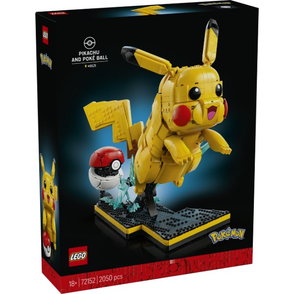 Фото - Конструктор LEGO Pokémon Пикачу и покебол (72152)