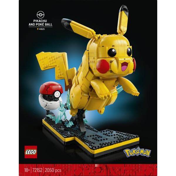 Фото - Конструктор LEGO Pokémon Пикачу и покебол (72152)