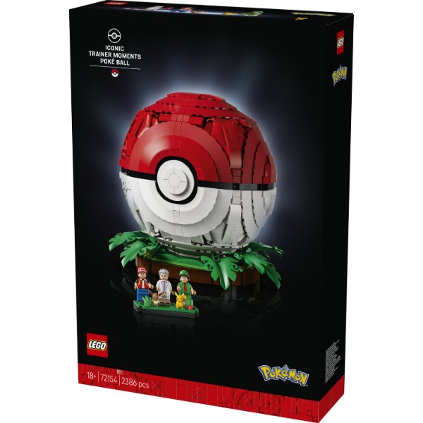Фото - Конструктор LEGO Pokémon Покебол со знаковыми моментами работы Тренеров (72154)