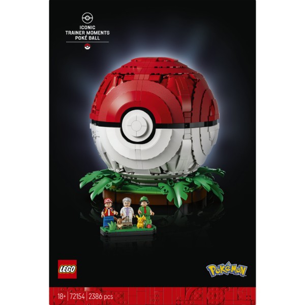 Фото - Конструктор LEGO Pokémon Покебол со знаковыми моментами работы Тренеров (72154)