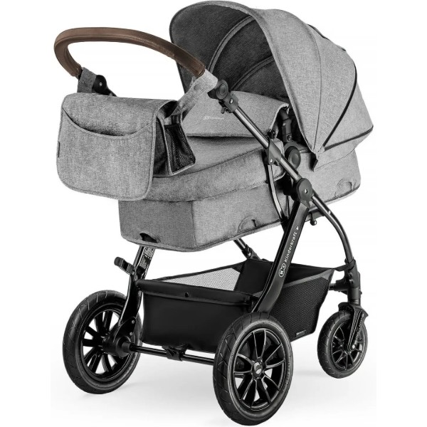 Фото - Коляска универсальная 3 в 1 Kinderkraft Moov Gray Melange (KKWMOOVGRYM0NC)
