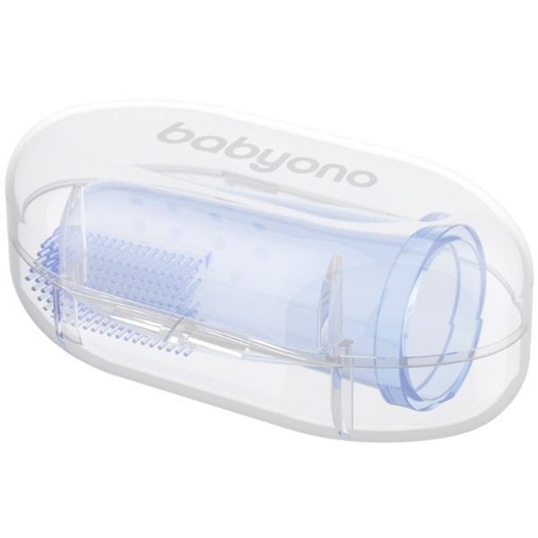 Фото - Зубная щетка мануальная детская BabyOno с массажем для десен Голубой (723/02)