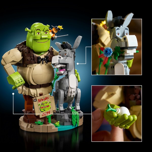Фото - Конструктор LEGO Shrek Шрек, Осел и Кот в сапогах (72423)